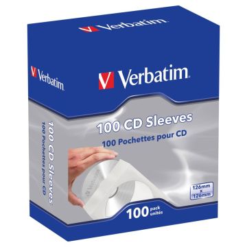 Verbatim CD/DVD kabatiņas 100 gab.