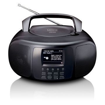 Lenco SCD-6000 Radio/CD atskaņotājs, FM/CD, baterijas/AC