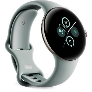 Google Pixel Watch 2 WiFi viedpulkstenis, 41mm, Zelta/Brūns, Wear OS, 24h akumulators