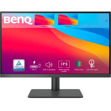 BenQ PD2705U Grafiskais monitors, 27 collas, 4K UHD 3840x2160 izšķirtspēja, 60Hz, IPS panelis, melns