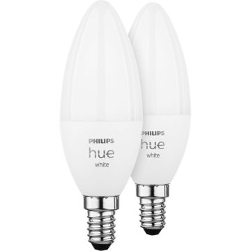 Philips Hue LED spuldžu E14 2 komplektu komplekts 5,5 W 470lm balta