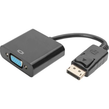 Digitus DisplayPort adapteris/pārveidotājs DP - HD15 St/Bu, 15cm