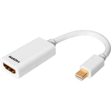 Digitus Mini DisplayPort uz HDMI adapteris/pārveidotājs, 15cm, balts