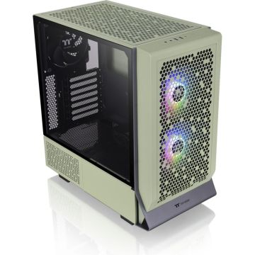 Thermaltake Ceres 350 MX, ATX, porti: 1 x USB 3.0, 2 x USB 2.0, Audio I/O, Melns