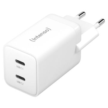 Intenso Lādētājs W30C GaN 1x USB-C 30W, balts