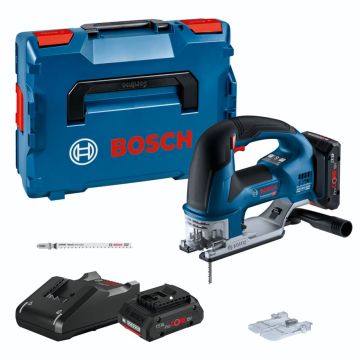 Bosch GST 18V-155 BC akumulatoru finierzāģis (2xPC4,0Ah, L-BOXX)