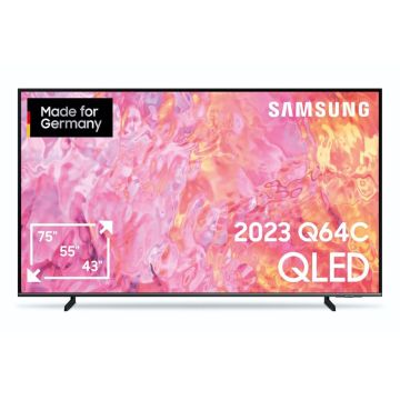 Samsung QLED TV, 75" (191 cm), 4K, Tizen Smart TV, melns