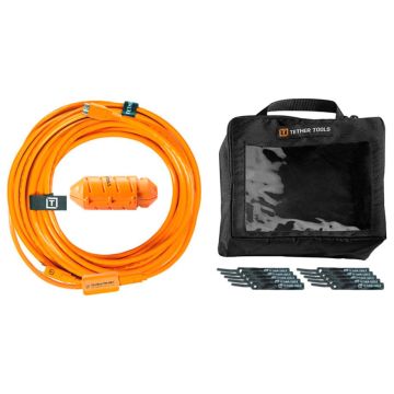 Tether Tools USB-C-Micro-B kabeļa sistēma 9,40m, oranžs