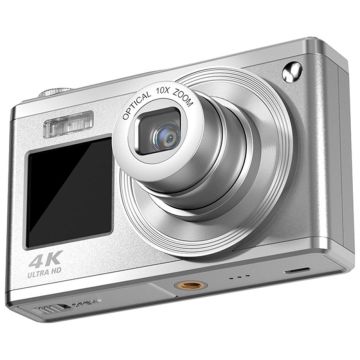 AgfaPhoto Realishot DC9200 Digitālā Fotokamera 27MP, 3.0" Ekrāns, 4K Video, Sudraba