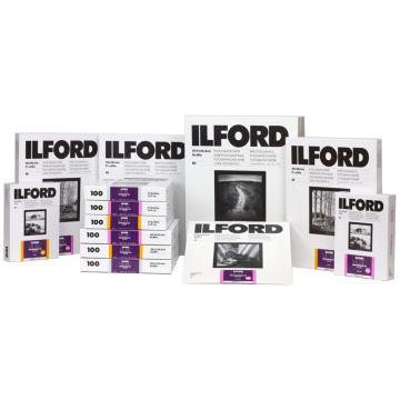 Ilford MG RC DL 1M glossy melnbaltais foto papīrs 40x50cm 50 loksnes