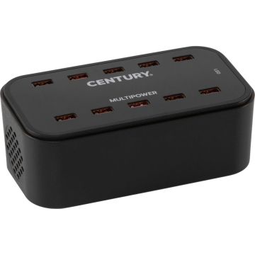 Century MULTIPOWER 10x USB Lādētājs, 100-240V, 100W, IP20