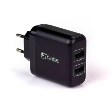 FANTEC SC-A224 24W 4.8A QC-2 lādētājs