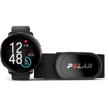 Polar Vantage V3 viedpulkstenis melns, 1.3 collu ekrāns, GPS, HR sensors