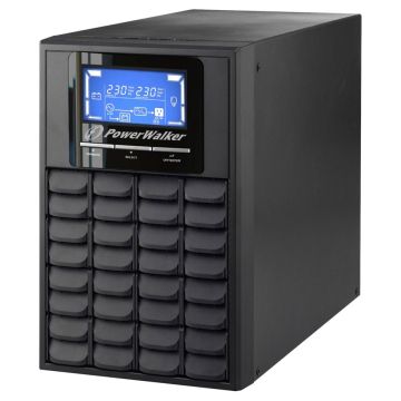 PowerWalker VFI 1000c LCD UPS Nepārtrauktās Barošanas Avots, 1000VA, Kompakts