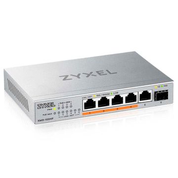 Zyxel XMG-105 5-portu 10/2.5G PoE++ Switch (komutātors)