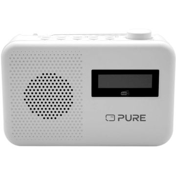 Pure Elan One2 Radio, DAB+/FM, baterijas/AC, balts