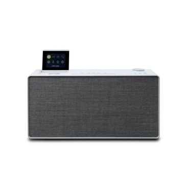 Pure Evoke Home Radio, DAB+/FM/Interneta radio/Bluetooth, AC, kokvilnas balts