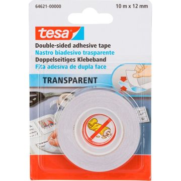 Tesa Double Sid. Lente 10m x 12mm caurspīdīga 64621