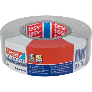 Tesa līmlente 50m x 48mm Heavy Duty Prof. sudraba 04663