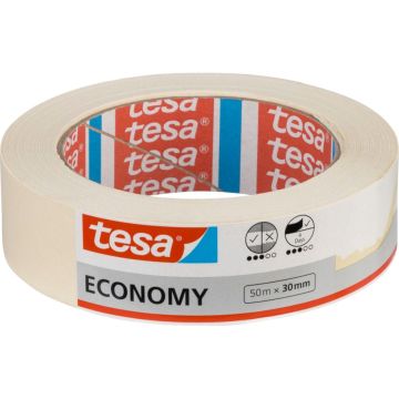 Tesa maskēšanas lente 50m x 30mm, bēša, vispārējas nozīmes 05287