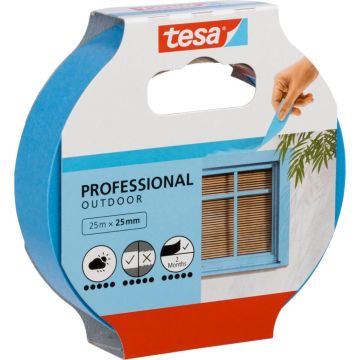 Tesa maskēšanas lente 25m x 25mm Preci.outdoor Blue 04440