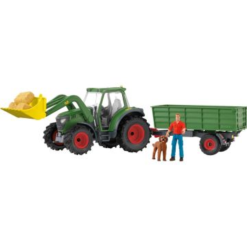 Schleich Farm World 42608 Traktors ar piekabi