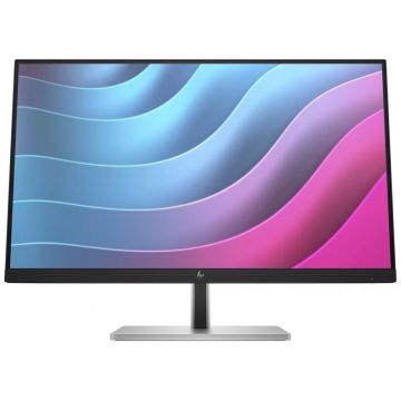 HP E24 G5 Ofisa monitors, 23.8 collas, Full HD 1920x1080 izšķirtspēja, 60Hz, IPS panelis, melns