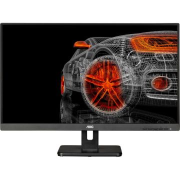 AOC 27E3UM Grafiskais monitors, 27 collas, 4K UHD 3840x2160 izšķirtspēja, 60Hz, IPS panelis, USB-C, melns