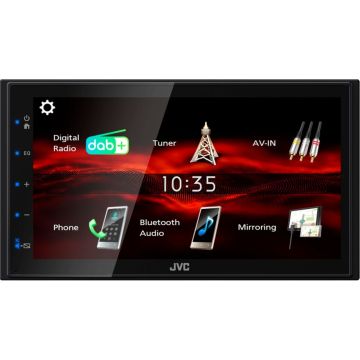 JVC KW-M180DBT Auto Multivides Sistēma ar 6.8" Ekrānu, Bluetooth un USB