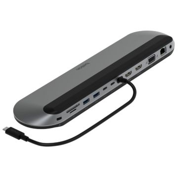 Belkin CONNECT USB-C 11-in-1 Pro Dokstacija, 100W PD, 2x HDMI, 4x USB-A, 2x USB-C, RJ45, SD/MicroSD