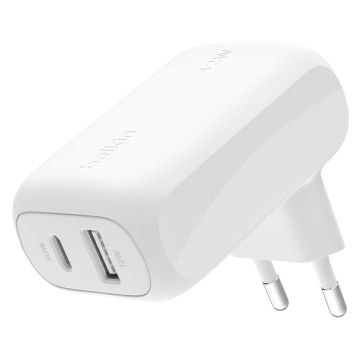 Belkin BOOST Charge 42W Lādētājs 30W USB-C/12W USB-A, Balts