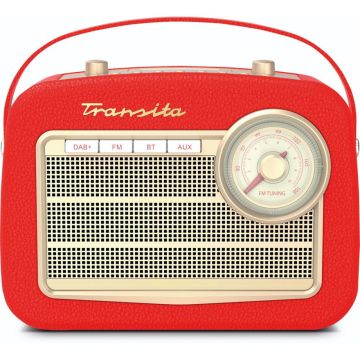 Technisat Transita 130 Radio, DAB+/FM, baterijas/AC, sarkans