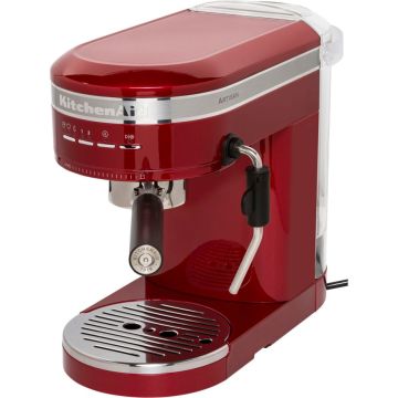 KitchenAid Artisan 5KES6503ECA manuālā espresso mašīna, 15 bar, Candy Apple sarkans