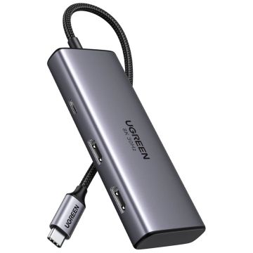 UGREEN Revodok Pro 206 USB-C doks 1xUSB-C, 2xUSB-A, 2xHDMI