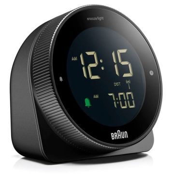 Braun BC 24 B DCF melns modinātājpulkstenis ar radio