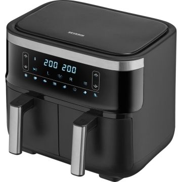 Severin FR 2453 Double Airfryer (karstā gaisa fritieris), 2400W, 9 l, dubultā zona