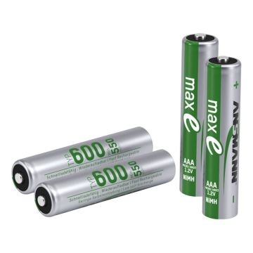 Ansmann NiMH AAA akumulatori 550 mAh 4 gab.