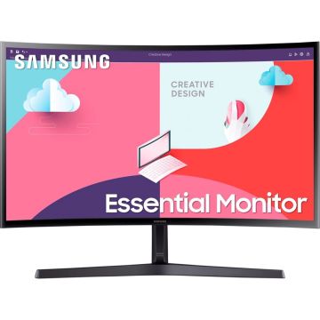 Samsung S27C366EAU Ofisa monitors, 27", Full HD 1920x1080 izšķirtspēja, 75Hz, IPS panelis, melns