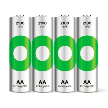 GP ReCyko+ NiMH AA 2100mAh akumulatori 4 gab.