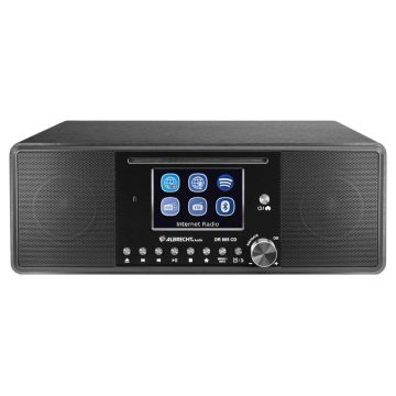 Albrecht DR 895 CD Hibrīda radio, DAB+/FM/CD/Interneta radio, Bluetooth, AC, melns