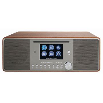 Albrecht DR 895 CD Hibrīda radio, DAB+/FM/CD/Interneta radio, Bluetooth, AC, brūns