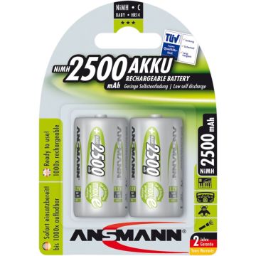 Ansmann maxE NiMH uzlādējamās AAA baterijas 550 mAh DECT PHONE 2 gab.