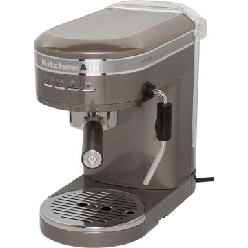 KitchenAid Artisan 5KES6503EMS manuālā espresso mašīna, 15 bar, medaļona sudrabs