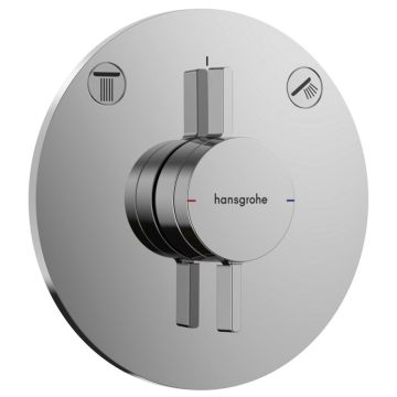 Hansgrohe Zemapmetuma jaucējkrāns "DuoTurn S", 2 funkcijas, hromēts