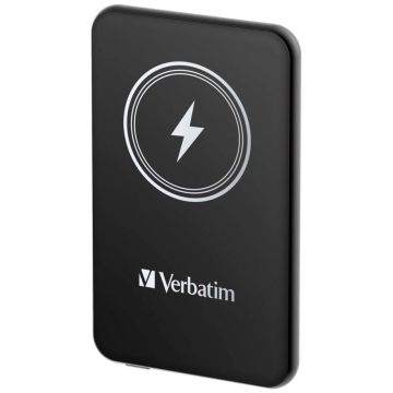 Verbatim Charge´n´Go magnētisks bezvadu Power Bank 10000mAh, melns, 1x USB-C, bezvadu uzlāde