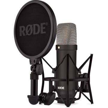 Rode NT1 Signature Kondensatora Mikrofons XLR Savienojums Melns