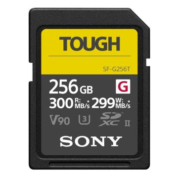 Sony SDXC G Tough sērijas 256GB UHS-II klases 10 U3 V90 256GB UHS-II klases 10 U3 V90