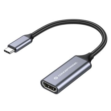 Conceptronic ABBY09G USB-C-to-HDMI-Adapter, 4K 60Hz