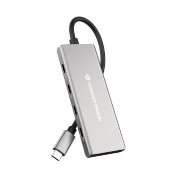Conceptronic HUBBIES17G USB 3.2 Hub ar 7 portiem, 10Gbps ātrums, Gen-2