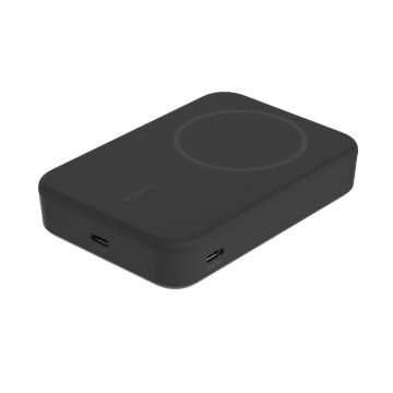 Belkin BOOST Charge Pro Magnētiskā Powerbank, Qi2, 15W, 10000mAh, 2x USB-A, 1x USB-C, melns
